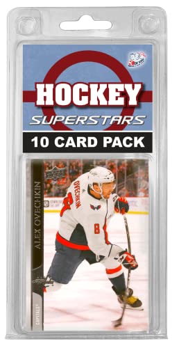 Washington Capitals- (10) Card Pack NHL Hockey Different Capital Superstars Starter Kit! Comes in Souvenir Case! Great Mix of Modern & Vintage Players for the Ultimate Capitals Fan! By 3bros
