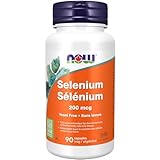 NOW Supplements, Selenium (L-Selenomethionine) 200 mcg, Essential Mineral, 90 Veg Capsules