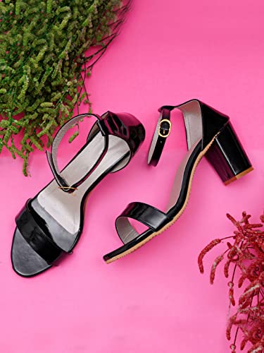 Image of Misto Women's and Girl's Formal Casual Suede Leather Block Heel Sandal