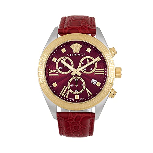 Versace Greca Chrono Collection Luxury Womens Watch Timepiece