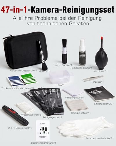 Reinigungsset für Kamera und Objektive