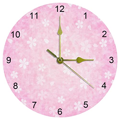Horloge murale silencieuse de 25,4 cm à chiffres arabes pour bureau