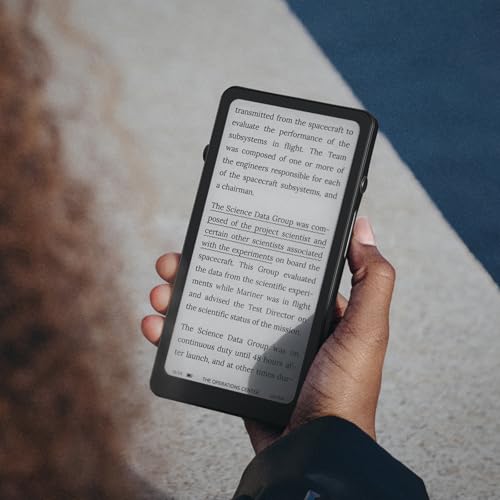 Image of Krono - 6.13 inch Smart ePaper Focus Hub, 300 PPI 6G 128G Paper Tablet, with Smart Dial - an e-Reader, idea Keeper, and Audio Player All in one (Black)