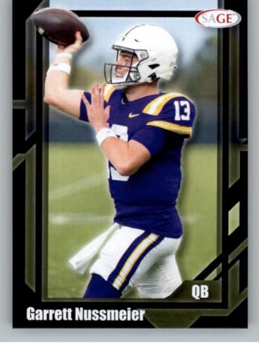 2026 Sage Retail Black #13 Garrett Nussmeier LSU Tigers Official College Football Card in Raw (NM or Better) Condition