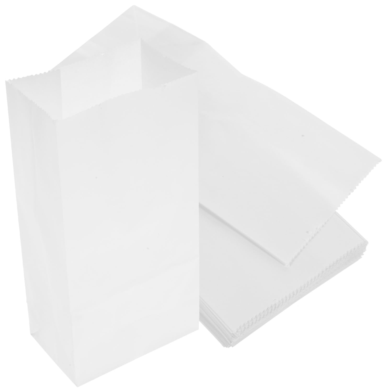 Sacs en papier blanc pour toasts emballage pâtisserie conservation emporter