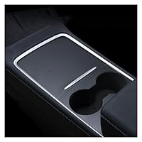 Autocollant De La Console Centrale Pour Le Film De Protection De DCalque En Fibre De Carbone De Style De Voiture Tesla Model 3 PZCC - Auto