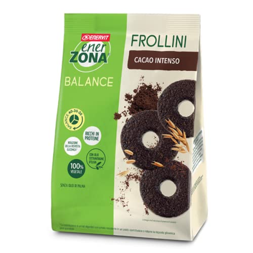 6 Enerzona Frollini 40-30-30 da 250 g. gusto Fondente Intenso