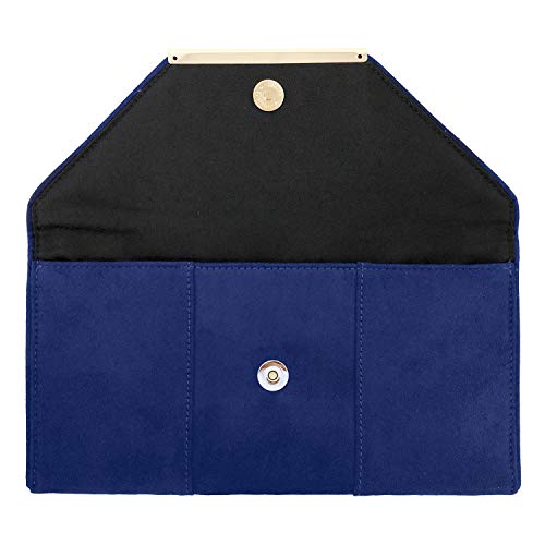 Image of JNB Faux Microsuede Envelope Clutch