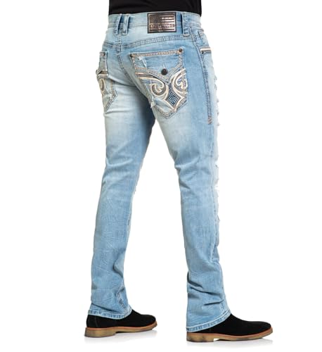 Affliction Men's Denim Jean Ace Aiden Inseam 34"2