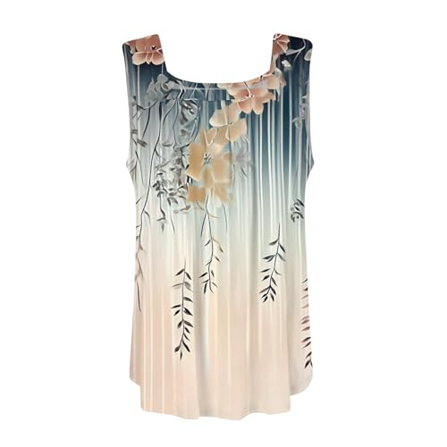 Spring Summer Plus Size Dressy Tank Tops for Women 2025 Womens Workout Floral Boho Beach Sleeveless Shirts Blouses