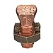 Panduit SBC2L-C Split Bolt, Copper, #14 STR Min/#2 STR Max For Equal Run And Tap, #14 STR Min Tap With One Max Run, 0.63" Head Width, 0.81" Nut Width, 1.55" Length
