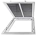 12 x 12 Steel White Filtered Return Air Grille Vent Cover Removable Face 14 5/8 x 14 5/8 Outside Dimensions