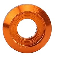 M3-Legierungsdichtungen, M3-Orange-Unterlegscheibe, 6061-Aluminiumlegierung, Orange, 20 Stück, 6061-Aluminiumlegierung, Schrauben-Unterlegscheiben-Dichtung für