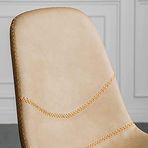 Chaise de salle à manger moderne en cuir pour salon et balcon