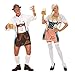 Panelize 2er Set Bierschürze Oktoberfest Lederhose und Dirndl Design Bayernschürze