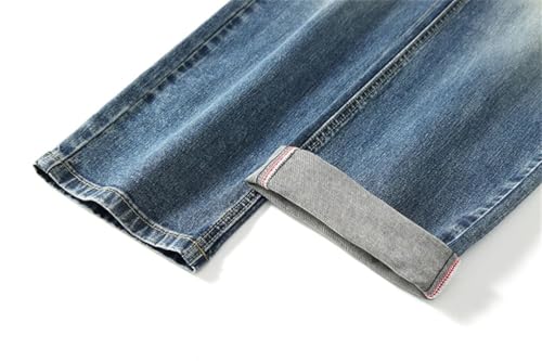 Men Ripped Denim Pants Stretch Slim Straight Distressed Hollow Out Moto&Biker Hiphop Jeans4