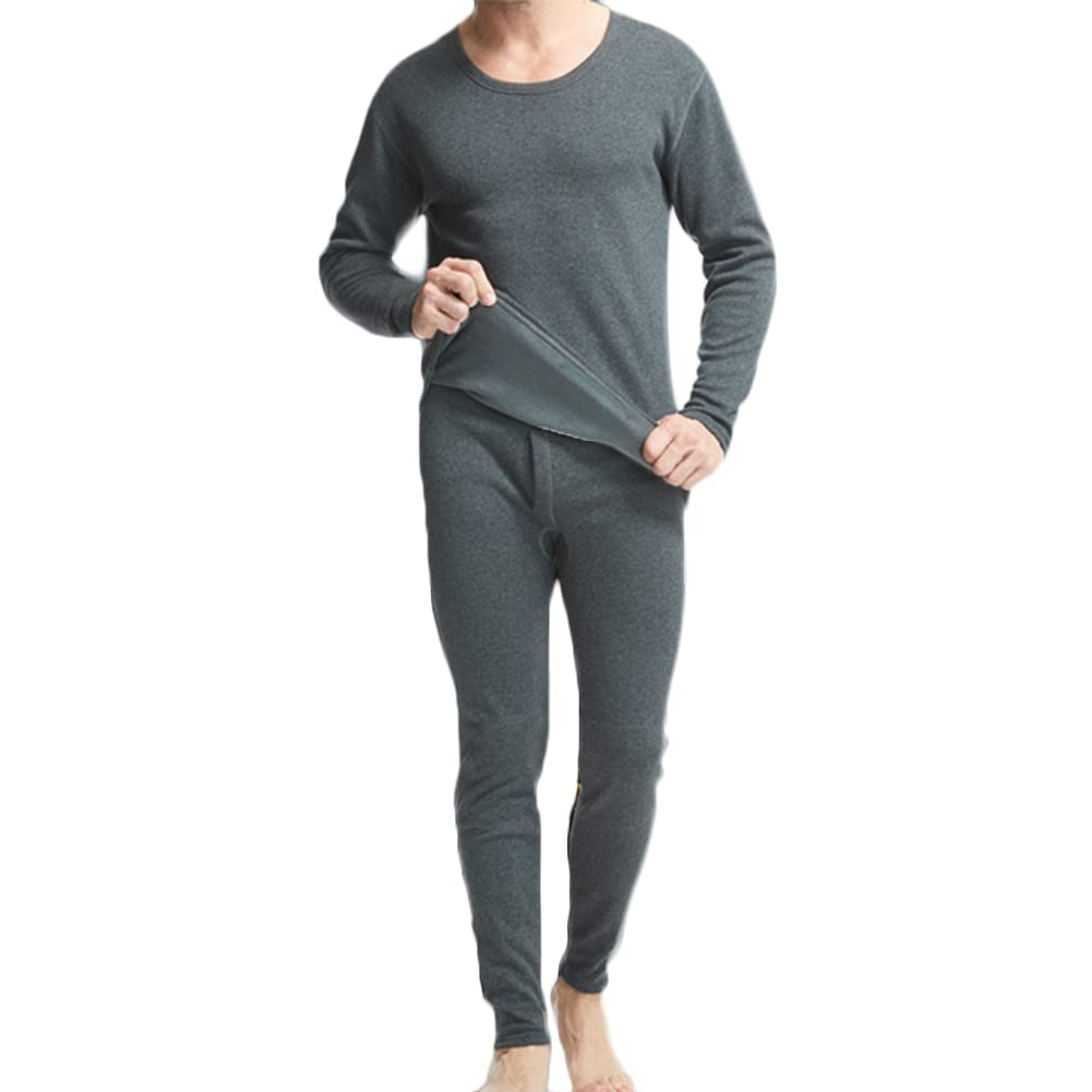 Conjuntos Térmicos para Hombre Thermal Underwear Set Ultra Soft Midweight Long Johns Top & Bottoms