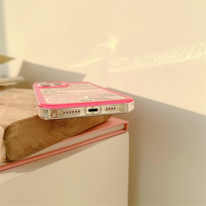 Miniatura 6 de Funda estética para teléfono Y2k Anime para mujer, compatible con iPhone 14 Pro Max (D, iPhone 13)