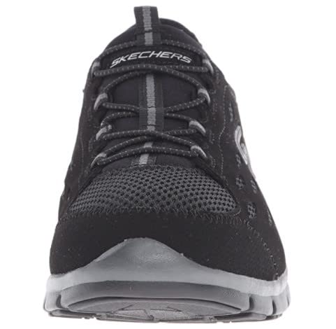 Skechers Women's Gratis-Going Places Sneaker Black/Black 7.5 Wide