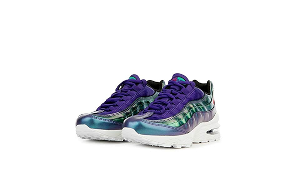 Amazon | [ナイキ] エア マックス Air Max 95 SE GS AJ1899-500 ローカット  Blue/Purple/Green/White | 運動靴・スニーカー