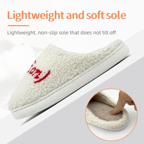 sharllen Taylors Slippers for Women Men,Cute House Slippers,Warm Plush Winter Slip on Bedroom Shoes,Indoor Comfy Fuzzy Fluffy Flat Slides3