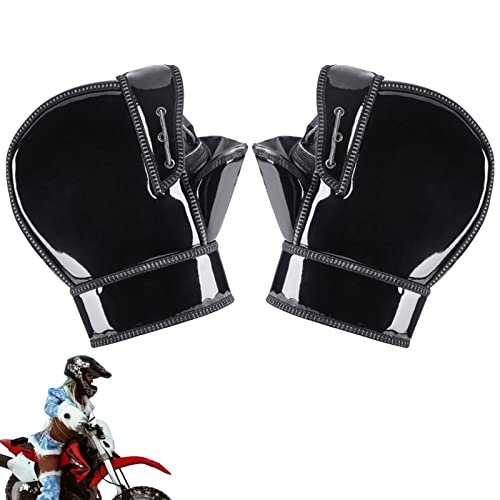 Generic - VTT Guidon Mittens Gants d'hiver pour moto, gants de pare-brise | Gants imperméables pour VTT, moto de neige, VTT et scooters, conçus par paire