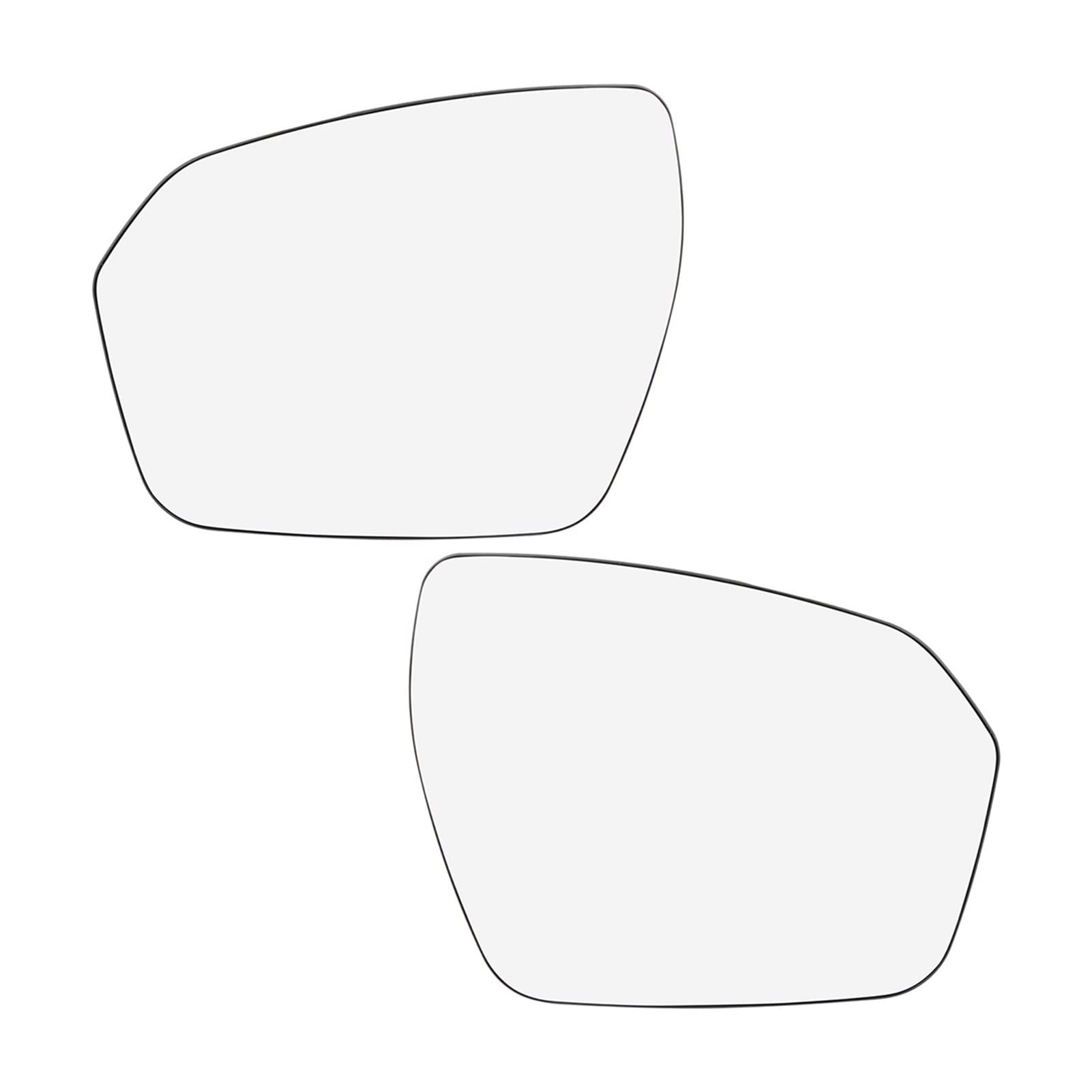 Mirror Glass Heated With Backing Plate Side Rear View Land, Rover, Range, Evoque 2012-2017 Car Wing Mirror Glass Replacement(1pair)