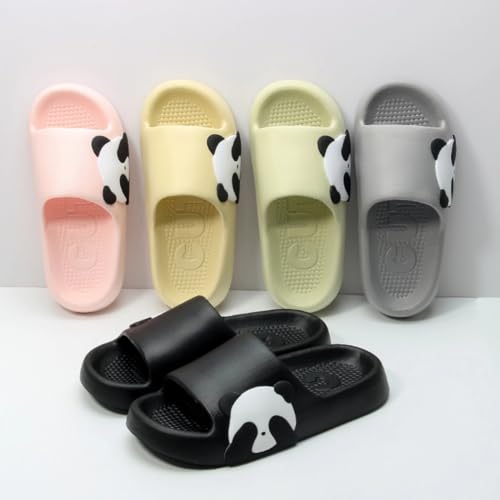 Panda Cartoon Slippers - Cute Panda Slides for Women & Men, Indoor/Outdoor Multipurpose Slippers, Open Toe, Couches, Summer & Bathroom Shower Use3