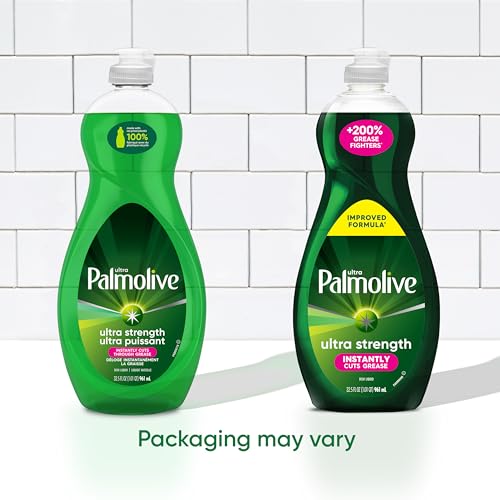 Palmolive Ultra Strength Liquid Dish Soap, Original Green, 32.5 Fluid Ounce - Image 3