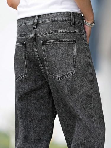 Image of KOTTY Mens Mid Rise Straight Jeans