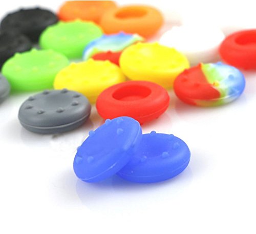 Beautymood 40Pcs Colorful Silicone Accessories Replacement Parts Thumb Grip Cap Cover For Ps2, Ps3, Ps4, Ps5, Xbox 360, Xbox One Controller #TOP3