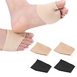 KATYJUN 2 PAAR MITTELFUSSPOLSTER MIT ZEHENSCHLAUFE FÜR HALT &AMP; 0,2CM DÜNN BALLENPOLSTER VORFUSS FÜR HIGH HEELS - METATARSAL PADS, ATMUNGSAKTIV, GRÖSSE L(39-43)