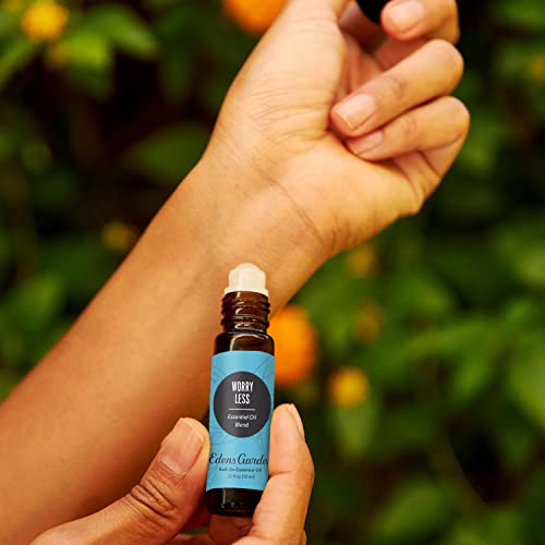 Edens Garden Worry Less Essential Oil Blend, 100% Pure & Natural Premium Best Recipe Therapeutic Aromatherapy Essential Oil Blends, Pre-Diluted 10 ml Roll-On - Image 3