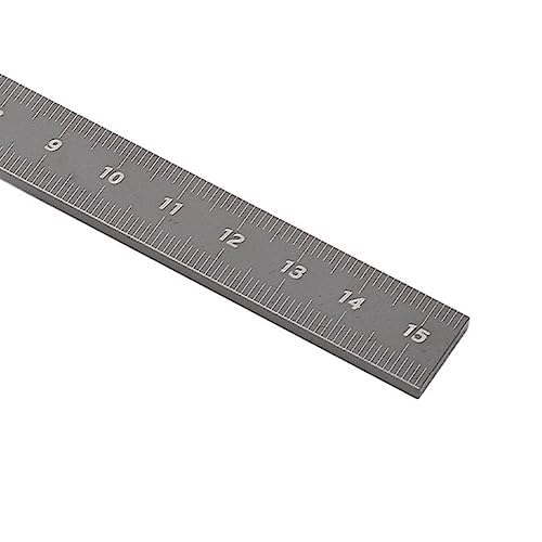 T Shaped Ruler, Aluminum Alloy Lightweight Square T Ruler Accurate Scale For Woodworking, Silver / Black - Image 3