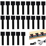 UTILISATION POLYVALENTE:Ce kit de Sangles Auto-adhésives pour Rangement des Câbles Sous le Bureau,permettant d'organiser sans effort les câbles d'ordinateur, les chargeurs de téléphone portable, les rallonges, les câbles réseau, les cordons d'alimentation, les câbles de casque et autres câbles. Que ce soit à la maison, au bureau ou en déplacement, il offre une polyvalence exceptionnelle pour répondre à tous vos besoins en matière de rangement.