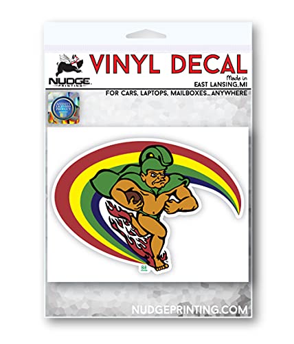 Calcomanías NCAA de Hawai'i Warrior adhesivos retro para tuning de coches 3