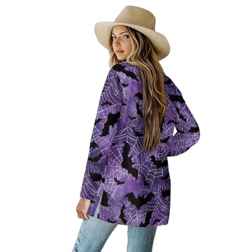 Image of Women's Lightweight Cardigans with Pockets Trendy Long Sleeve Open Front Cardigan Casual Tops Jackets Fall Oufits S-2XL