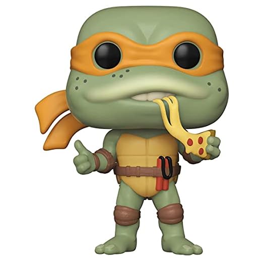 Funko- Pop 1990-Michelangelo Teenage Mutant Ninja Turtles 1990 Michelangelo Figura Coleccionable, Multicolor (51433)