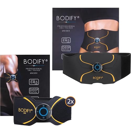 Bodify® 3in1 EMS Trainingsset Pro - Gezielte Stimulation der Muskulatur! -...