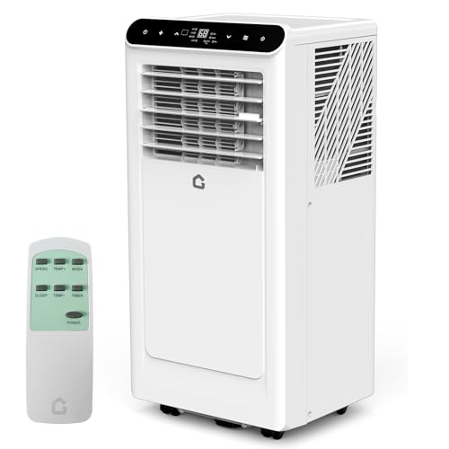 8,000 BTU Portable Air Conditioner, 4-In-1 Portable AC Units for Rooms with Fan, Dehumidifier, Cools...