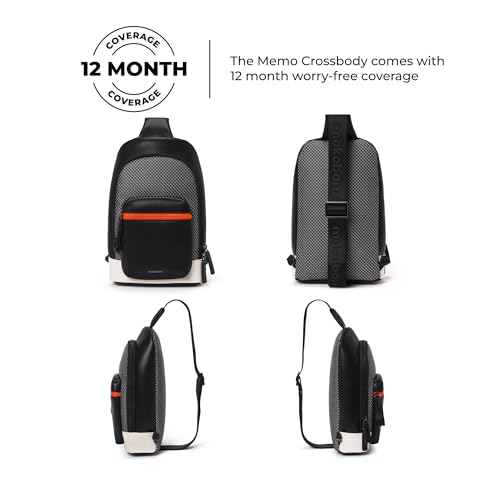 Image of MOKOBARA The Memo Crossbody Sling Vegan Leather & Nylon Chest Bag Casual Shoulder Daypack