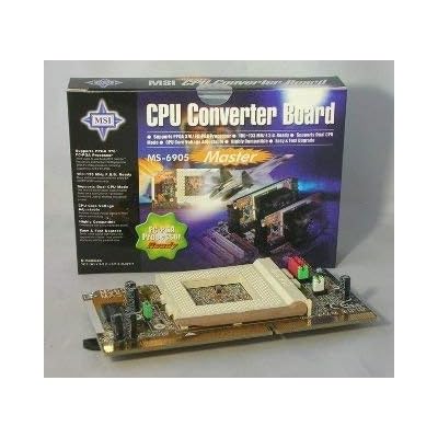 CPU MSI MS-6905 Master Ver.2 MSI MS-6905 MS6905 Ver 2.3 Slot 1 Slotket 370 FC-PGA