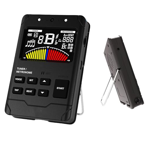 Rechargeable Metronome Tuner Combo for Instruments