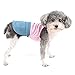 Ranphy Dog Denim Dress for Small Dogs Girl Cute Pet Clothes with Double Pockets Cartoon Bunny Print Puppy Spring Summer Sling Cats Skirt, Pink, M