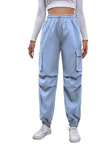 TAGDO Women's Relaxed Fit Cargo|Joggers Pant|Cargo Pant Cotton|Ca...