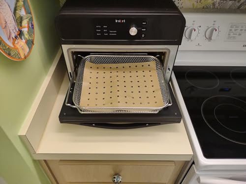 Image of WMKGG 200 PCS Unbleached Air Fryer Parchment Paper, 11 x 9 Inch