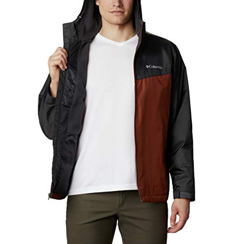 Image of Columbia Men's Glennaker Sherpa Lined Rain Jacket, Waterproof