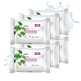 Epielle Makeup Remover Cleansing Tissues | Removes Makeup and Mascara | Alcohol-Free | Cica | 30 count - Value 6 Pack