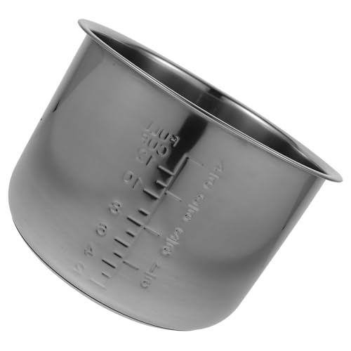 CLISPEED Olla de Arrocera Inoxidable Reemplazo Antiadherente para Cocedor de Arroz Accesorio de Cocina para Cocción y Horneado Diseño Compacto y Práctico