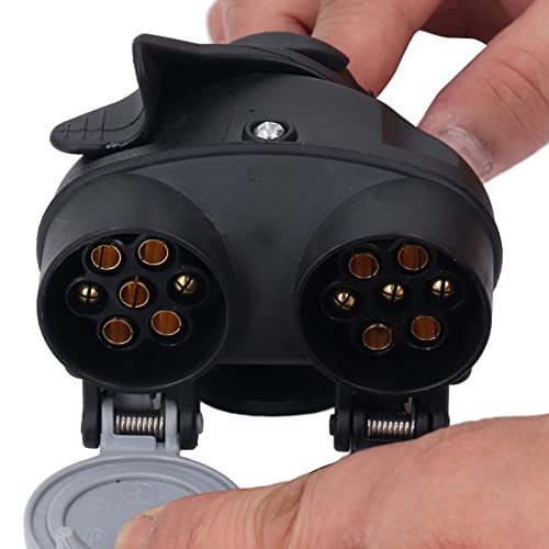 Adaptador de remolque de 13 pines para evitar fallos de corriente en caravana de 12V 3